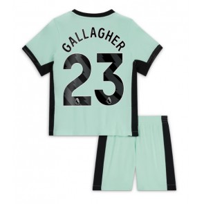 Chelsea Conor Gallagher #23 Tredje trøje Børn 2023-24 Kort ærmer (+ korte bukser)